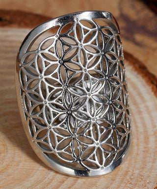 Bague fleur de vie en or shop