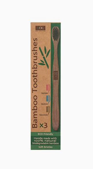 Brosse à dent en bambou, naturel, biodégradable et écologique. Nicole nature conseil