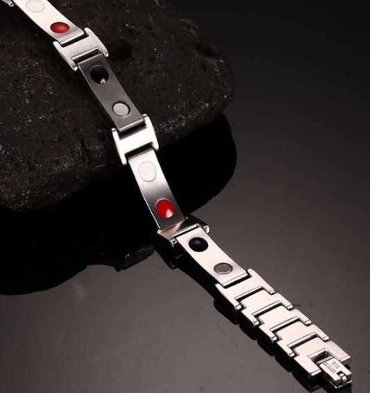 Bracelet magnétique bleu