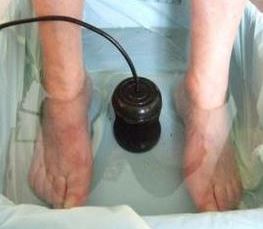Détoxination ionique par les pieds