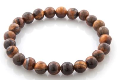 Bracelet perle Oeil de Tigre naturel