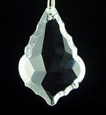 Pendentif feuille d'érable en cristal