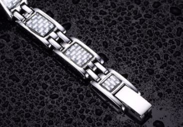 Bracelet magnétique en acier inoxydable