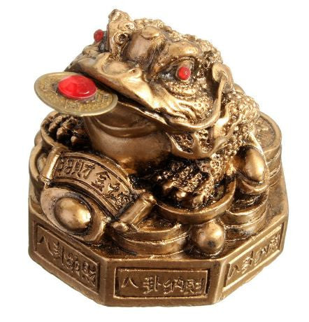 Crapaud Feng shui Traditionnel - Symbole de Fortune
