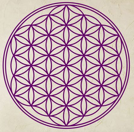 Mandala Fleur de Vie  -  Sticker mural